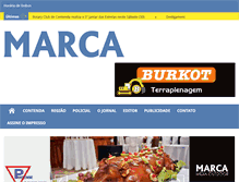 Tablet Screenshot of jornalmarca.com.br